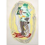 Roy Lichtenstein GREEN FACE Lithograph & Screenprint